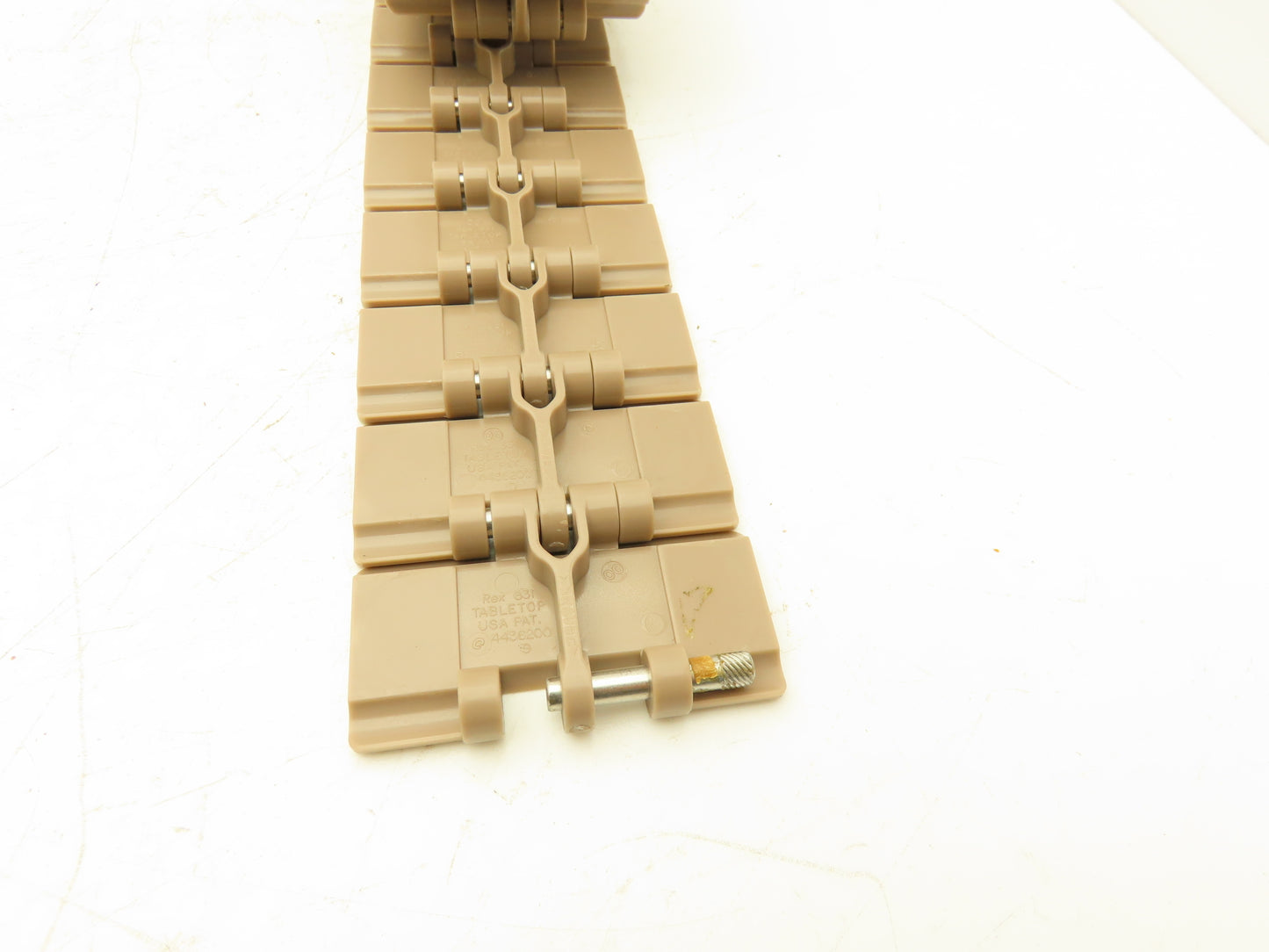 Rexnord LF831K3.25 Straight TableTop Conveyor Chain  3-1/4"x 10'  Lot of 2