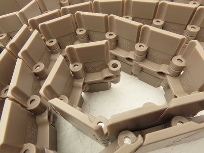 Rexnord LF831K3.25 Straight TableTop Conveyor Chain  3-1/4"x 10'  Lot of 2