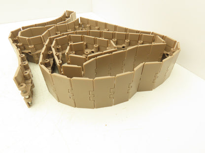 Rexnord LF831K3.25 Straight TableTop Conveyor Chain  3-1/4"x 10'  Lot of 2