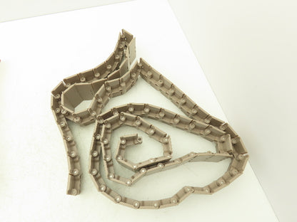 Rexnord LF831K3.25 Straight TableTop Conveyor Chain  3-1/4"x 10'  Lot of 2