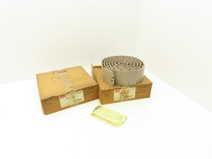 Rexnord LF831K3.25 Straight TableTop Conveyor Chain  3-1/4"x 10'  Lot of 2