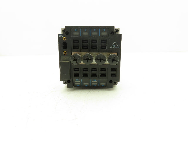 Festo 002948 Pneumatic 4-Station Solenoid 3 Valve Assembly Air Manifold
