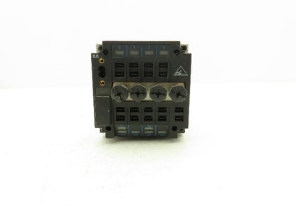 Festo 002948 Pneumatic 4-Station Solenoid 3 Valve Assembly Air Manifold
