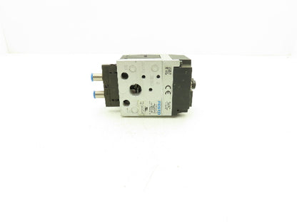 Festo 002948 Pneumatic 4-Station Solenoid 3 Valve Assembly Air Manifold