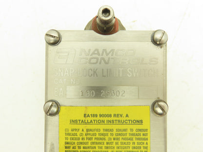 Namco Controls 180-25302 Snap Lock Limit Switch
