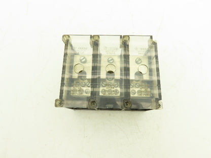 Ferraz Shawmut 66563 Power Distribution Block PDB 600V 3 Pole 2/0-14awg