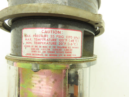 Dwyer 13-194147-01 Photohelic Pressure Switch/Gauge Range 40-90" w.c.