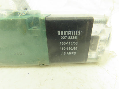 Numatics 11DSA400O013T30 Pneumatic Air Solenoid Valve 110V Coil
