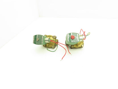 Asco Red-Hat 8210G3 3/4" Brass Solenoid Valve 2-Way 120V Normally Open Lot of 2