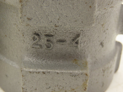 North American Mfg 1122-4 Manual Butterfly Valve Gas/Air 2"NPT Threaded