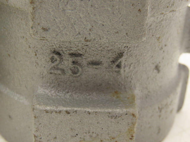 North American Mfg 1122-4 Manual Butterfly Valve Gas/Air 2"NPT Threaded