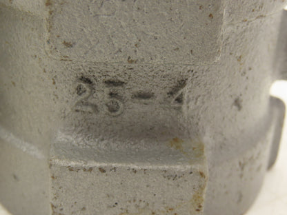 North American Mfg 1122-4 Manual Butterfly Valve Gas/Air 2"NPT Threaded