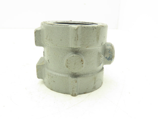 North American Mfg 1122-4 Manual Butterfly Valve Gas/Air 2"NPT Threaded