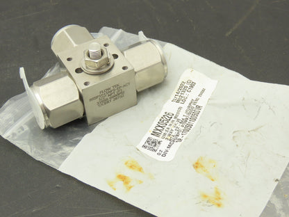 Flow Tek BSSP1015NFS-EP-ACT  3-Way Stainless Ball Valve 1/2"NPT 6000psi 316SS