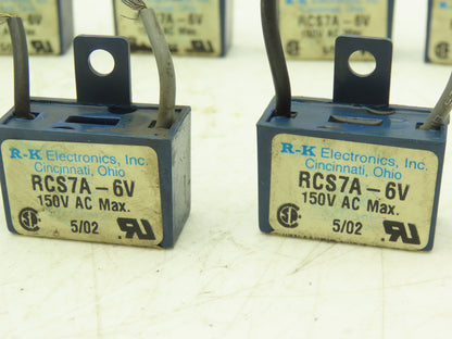 R-K Electronics RCS7A-6V Surge Suppressor 150VAC Lot of 10