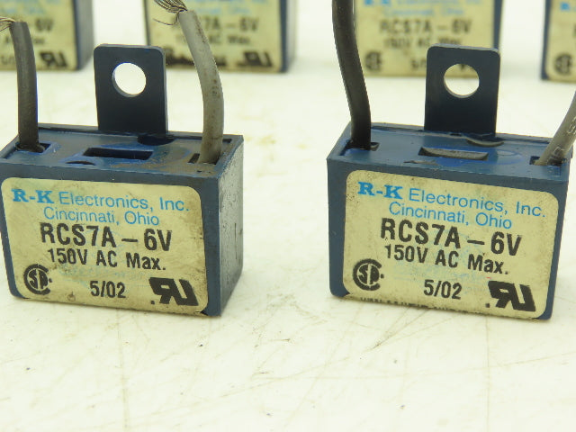 R-K Electronics RCS7A-6V Surge Suppressor 150VAC Lot of 10