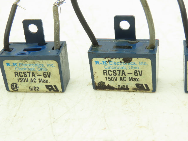 R-K Electronics RCS7A-6V Surge Suppressor 150VAC Lot of 10