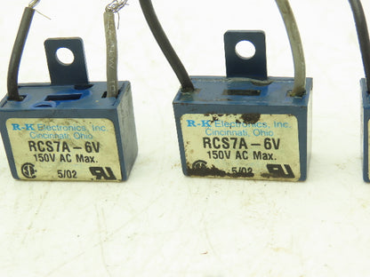 R-K Electronics RCS7A-6V Surge Suppressor 150VAC Lot of 10
