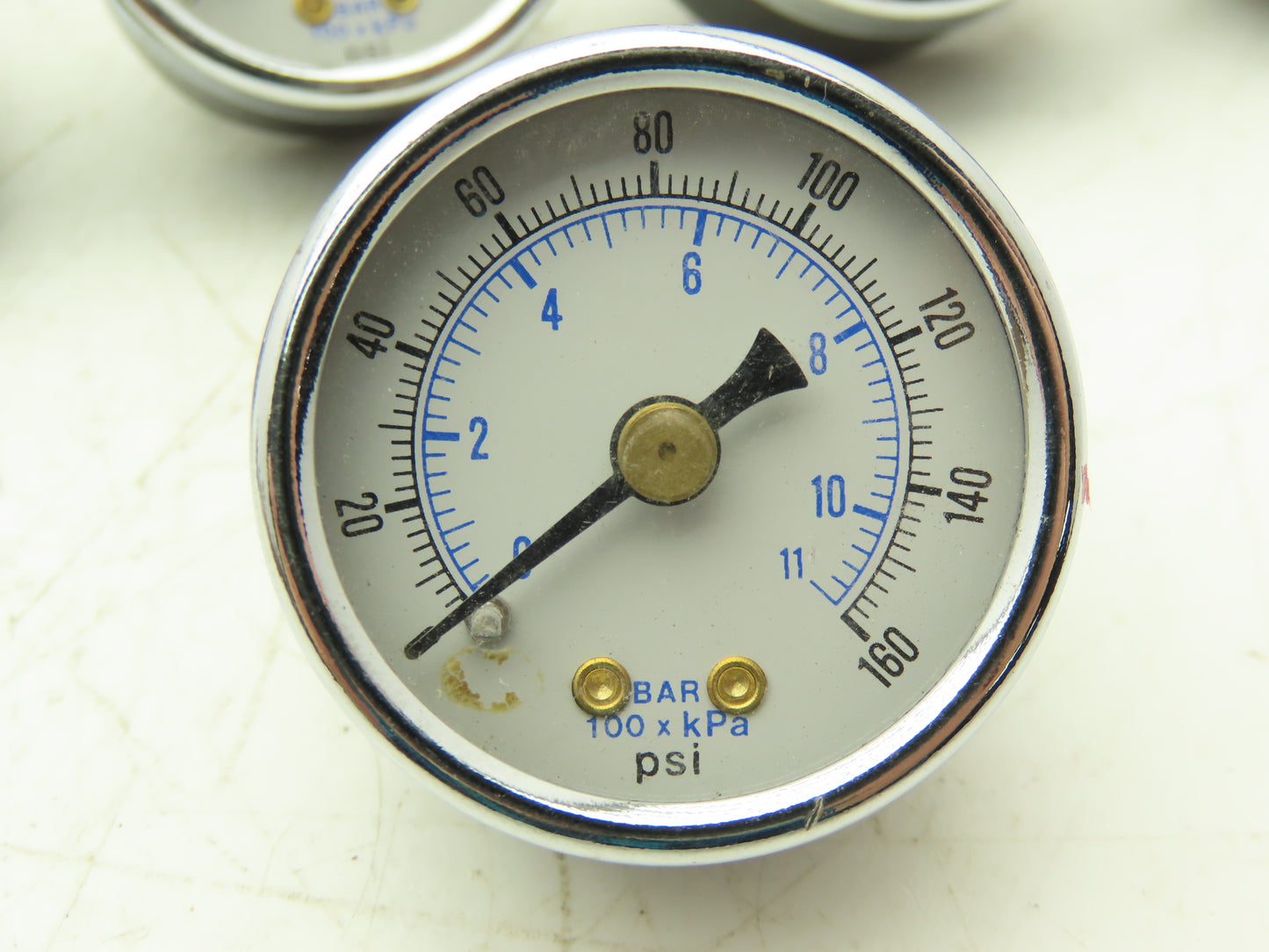 100xKPa Pressure Gauge 160psi 11 Bar 1/8"NPT Lot of 11