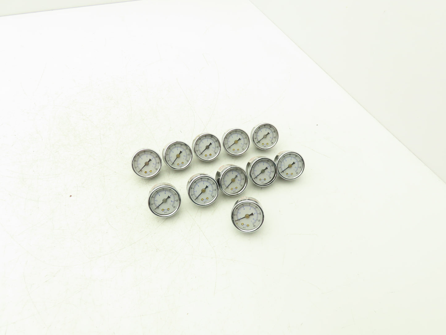 100xKPa Pressure Gauge 160psi 11 Bar 1/8"NPT Lot of 11