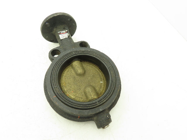 Milwaukee CW123E  4" Butterfly Valve Wafer Style AL/Bronze Disc No Handle