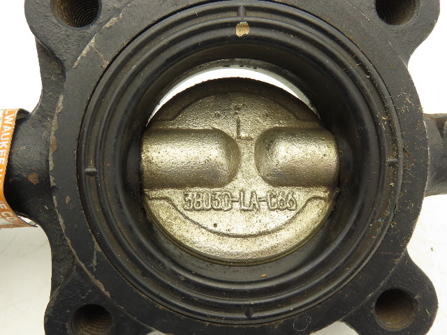 Milwaukee ML222B  3" Butterfly Valve Lug Style Iron Disc No Handle