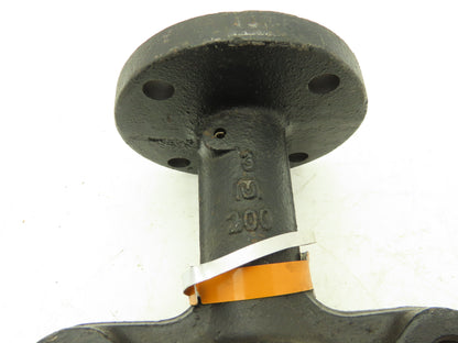 Milwaukee ML222B  3" Butterfly Valve Lug Style Iron Disc No Handle