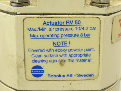 Robolux RV 50 Robo Valve 4 Way with Actuator 4.2-10 Bar