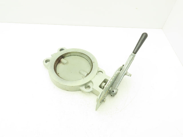 PDC 6" Butterfly Valve Wafer Style Iron Disc w/Handle 9829446-6