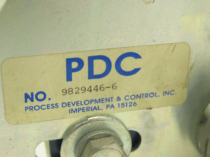 PDC 6" Butterfly Valve Wafer Style Iron Disc w/Handle 9829446-6