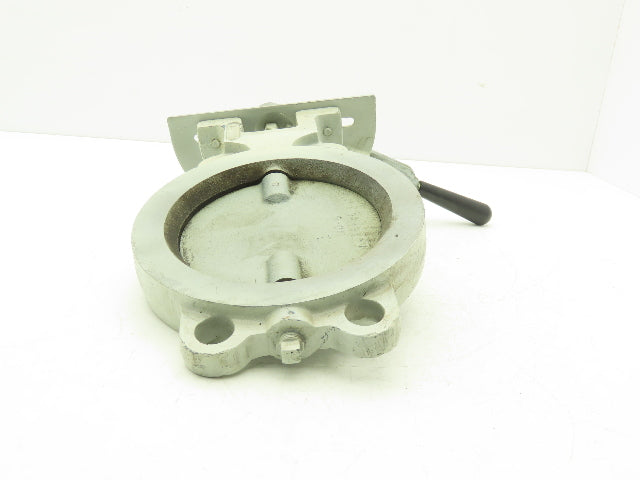 PDC 6" Butterfly Valve Wafer Style Iron Disc w/Handle 9829446-6