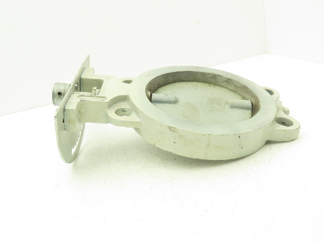 PDC 6" Butterfly Valve Wafer Style Iron Disc w/Handle 9829446-6