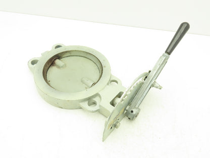 PDC 6" Butterfly Valve Wafer Style Iron Disc w/Handle 9829446-6
