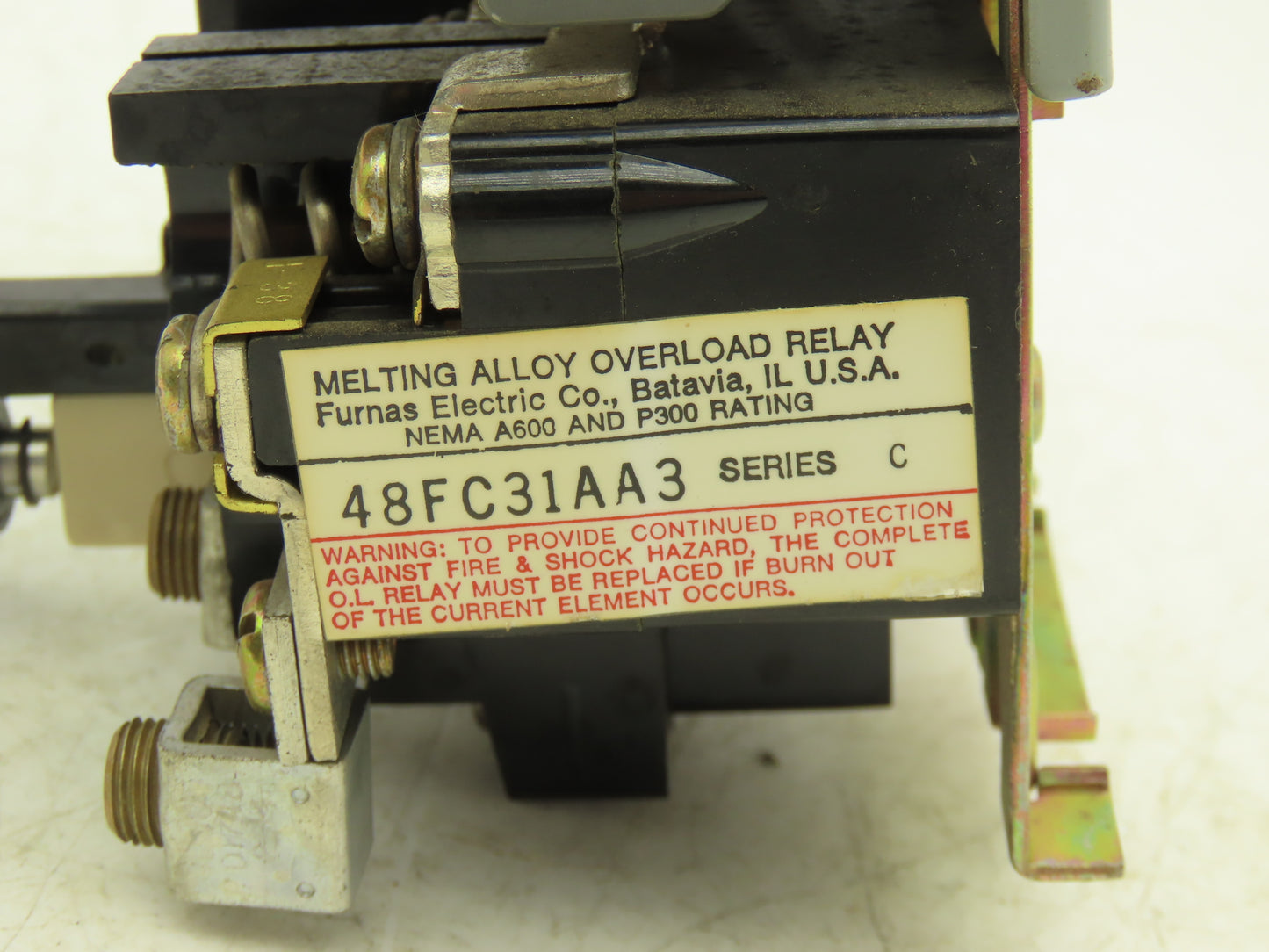 Furnas 14FP32AF NEMA Size 2 Motor Starter 45A 575VAC 25Hp 120V Coil