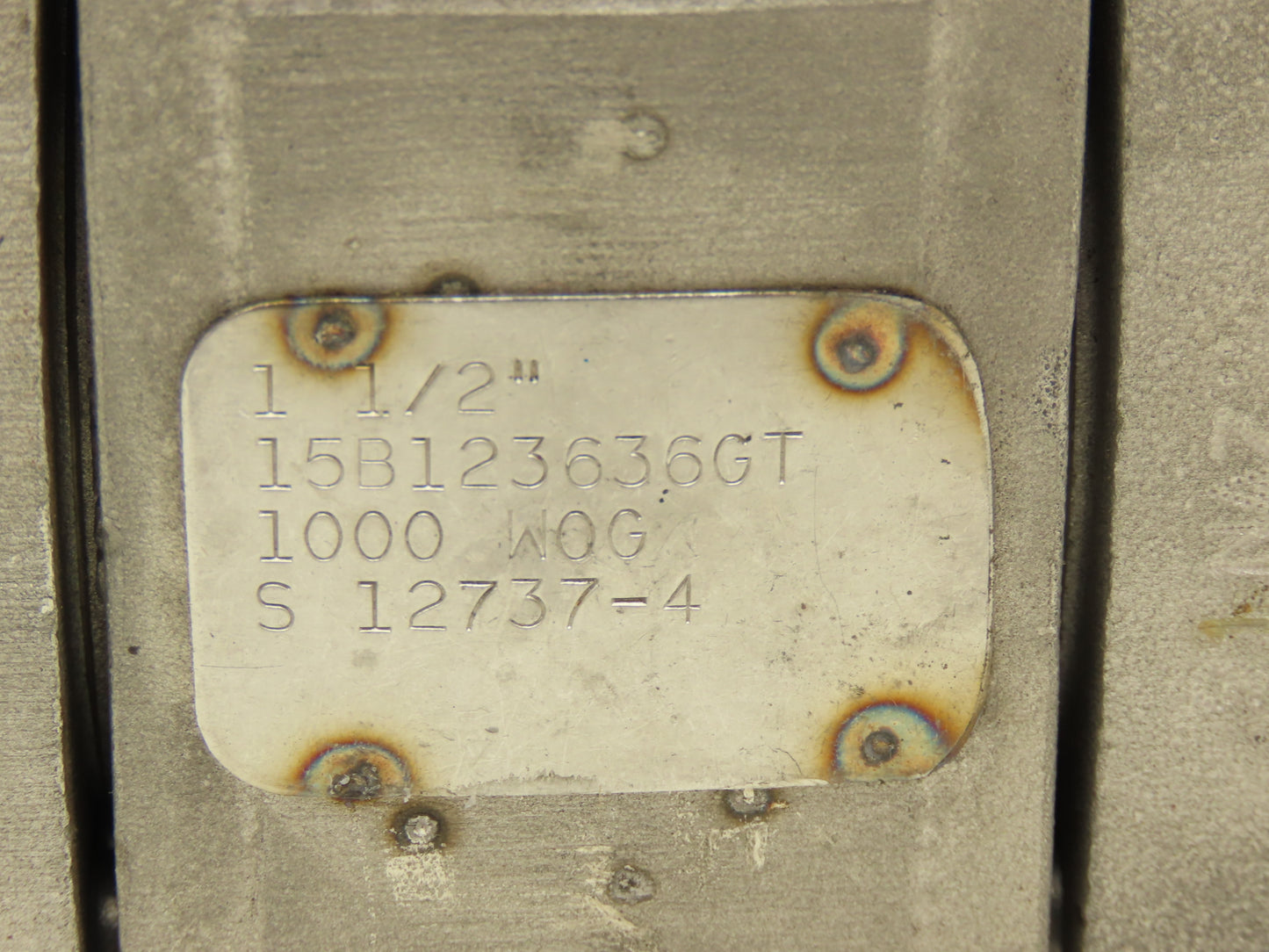 TBV 15B123636GT Stainless Ball Valve 1.5" Socket Weld 3Pc 1000 WOG CF3M