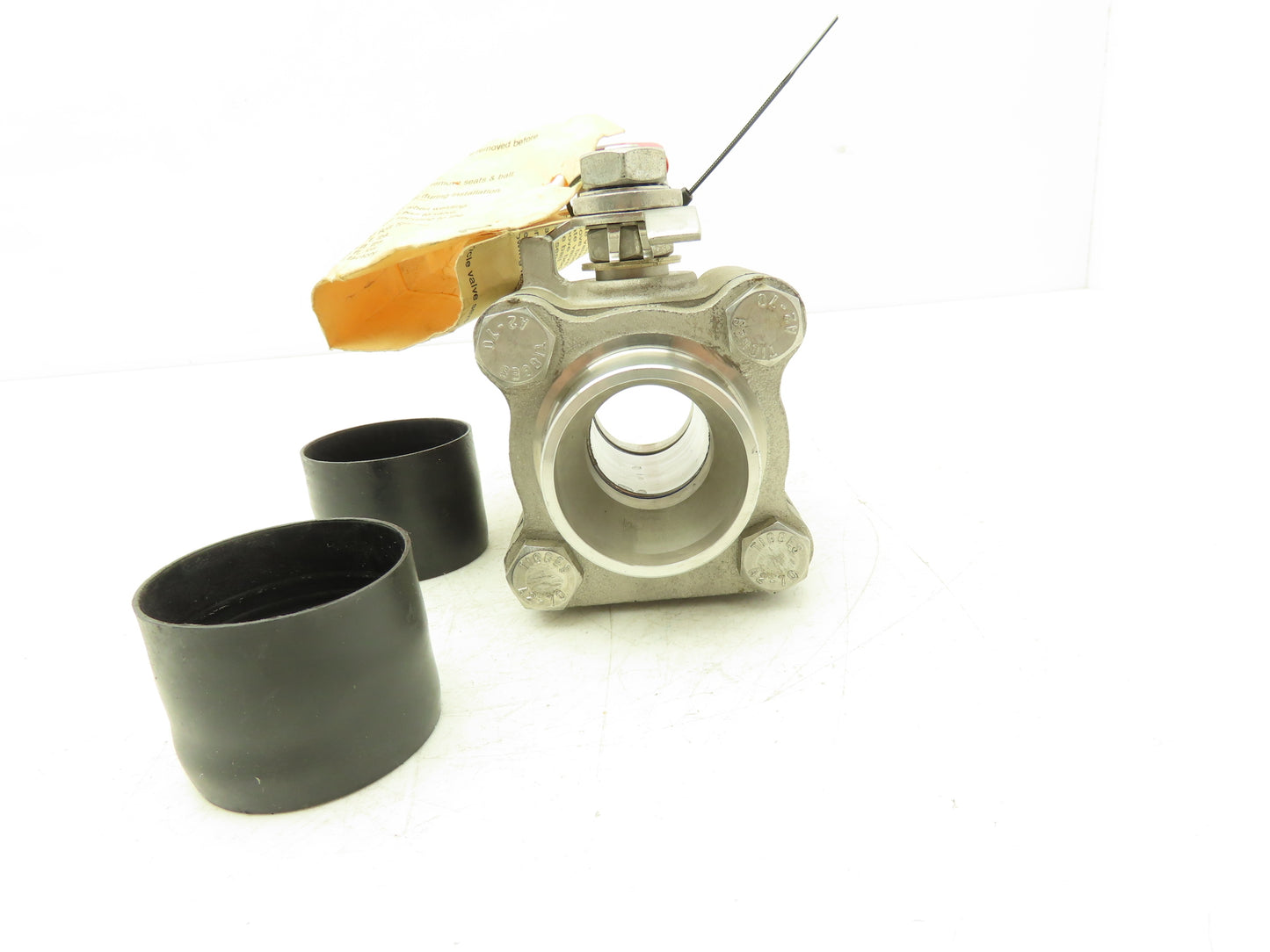 TBV 15B123636GT Stainless Ball Valve 1.5" Socket Weld 3Pc 1000 WOG CF3M