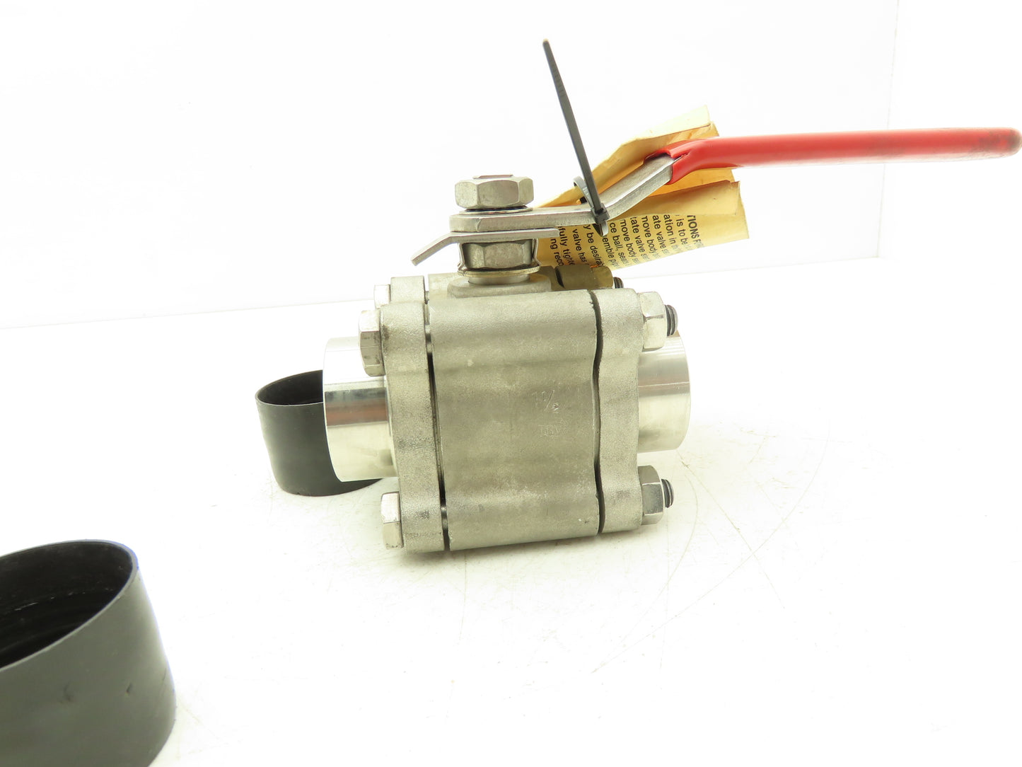 TBV 15B123636GT Stainless Ball Valve 1.5" Socket Weld 3Pc 1000 WOG CF3M