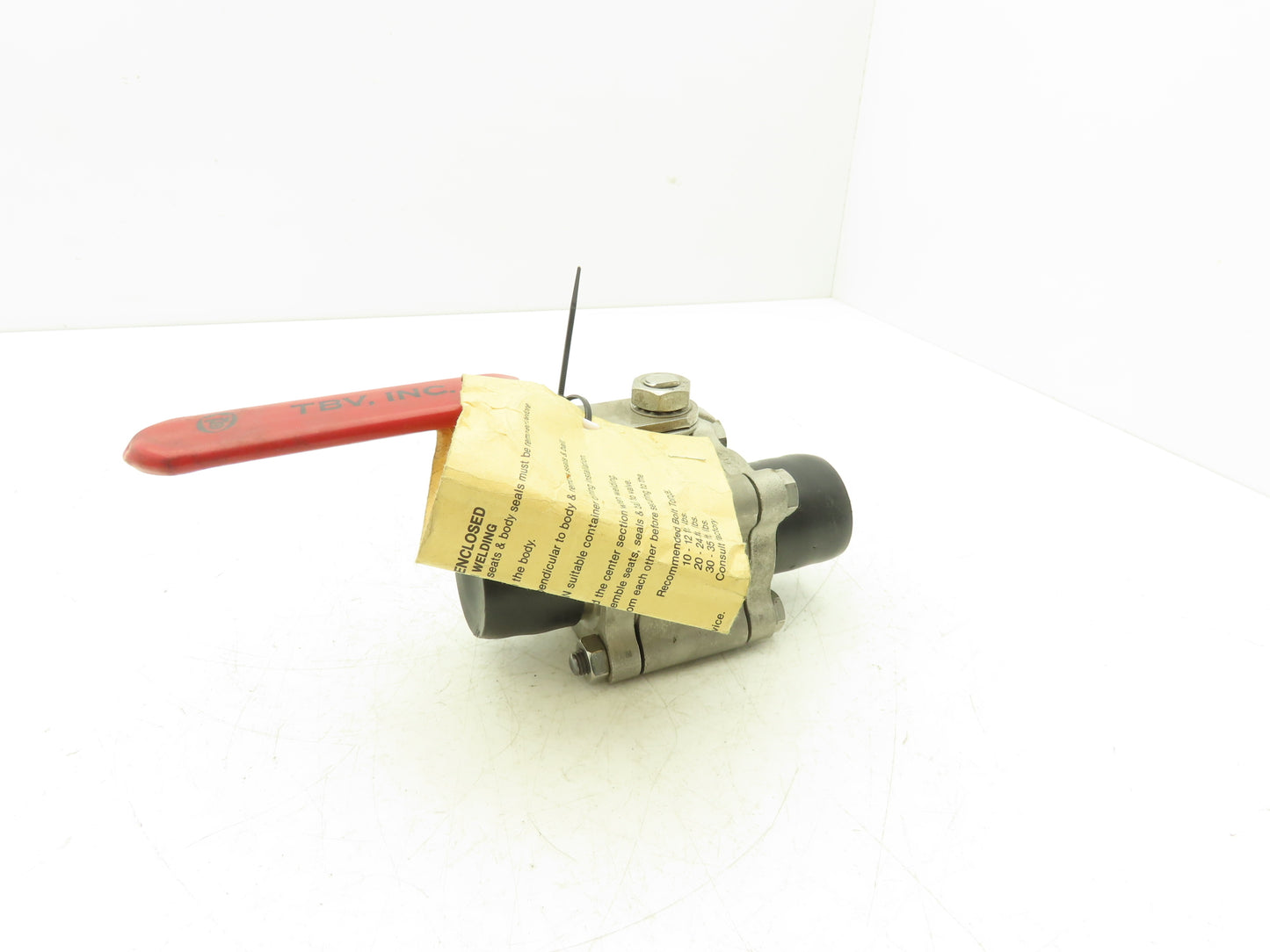 TBV 15B123636GT Stainless Ball Valve 1.5" Socket Weld 3Pc 1000 WOG CF3M