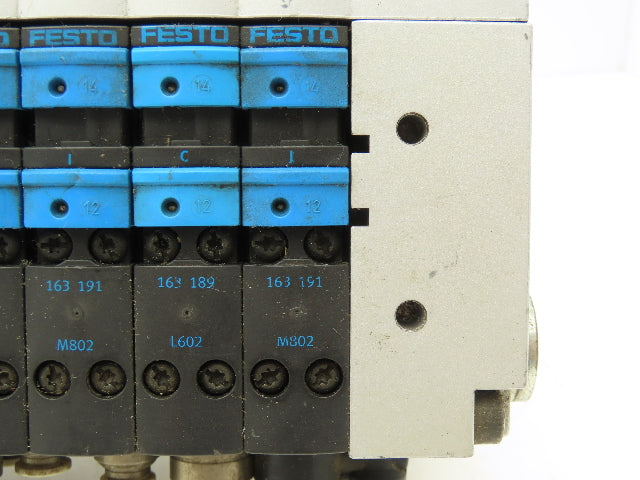 Festo CPV18-GE-MP-8 Pneumatic 8-Station Solenoid Valve Manifold 24VDC 18209