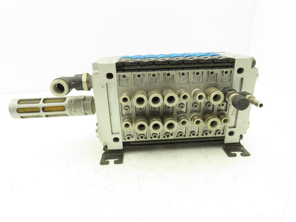 Festo CPV18-GE-MP-8 Pneumatic 8-Station Solenoid Valve Manifold 24VDC 18209
