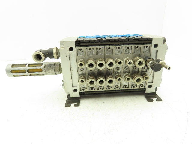 Festo CPV18-GE-MP-8 Pneumatic 8-Station Solenoid Valve Manifold 24VDC 18209