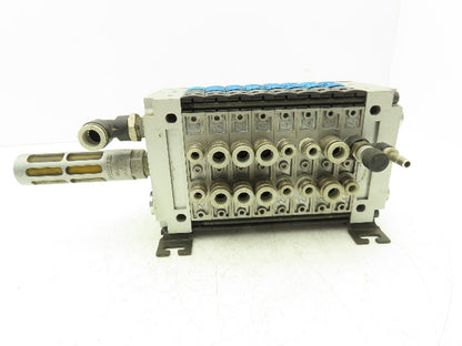 Festo CPV18-GE-MP-8 Pneumatic 8-Station Solenoid Valve Manifold 24VDC 18209