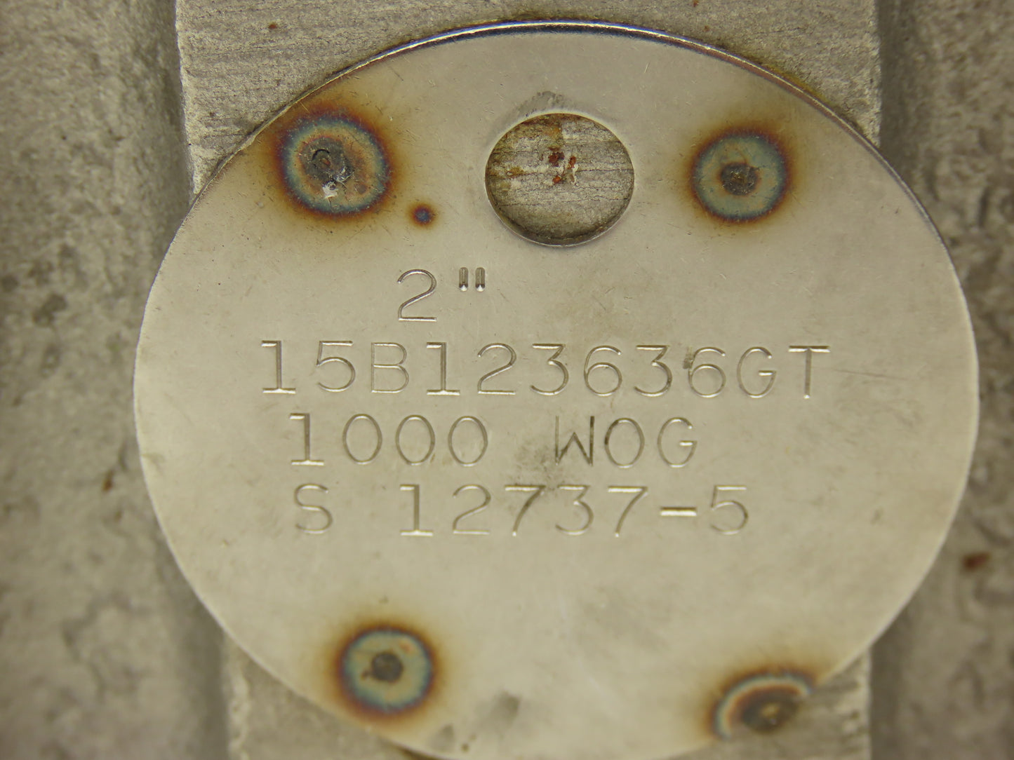 TBV 15B123636GT Stainless Ball Valve 2" Socket Weld 3Pc 1000 WOG CF3M