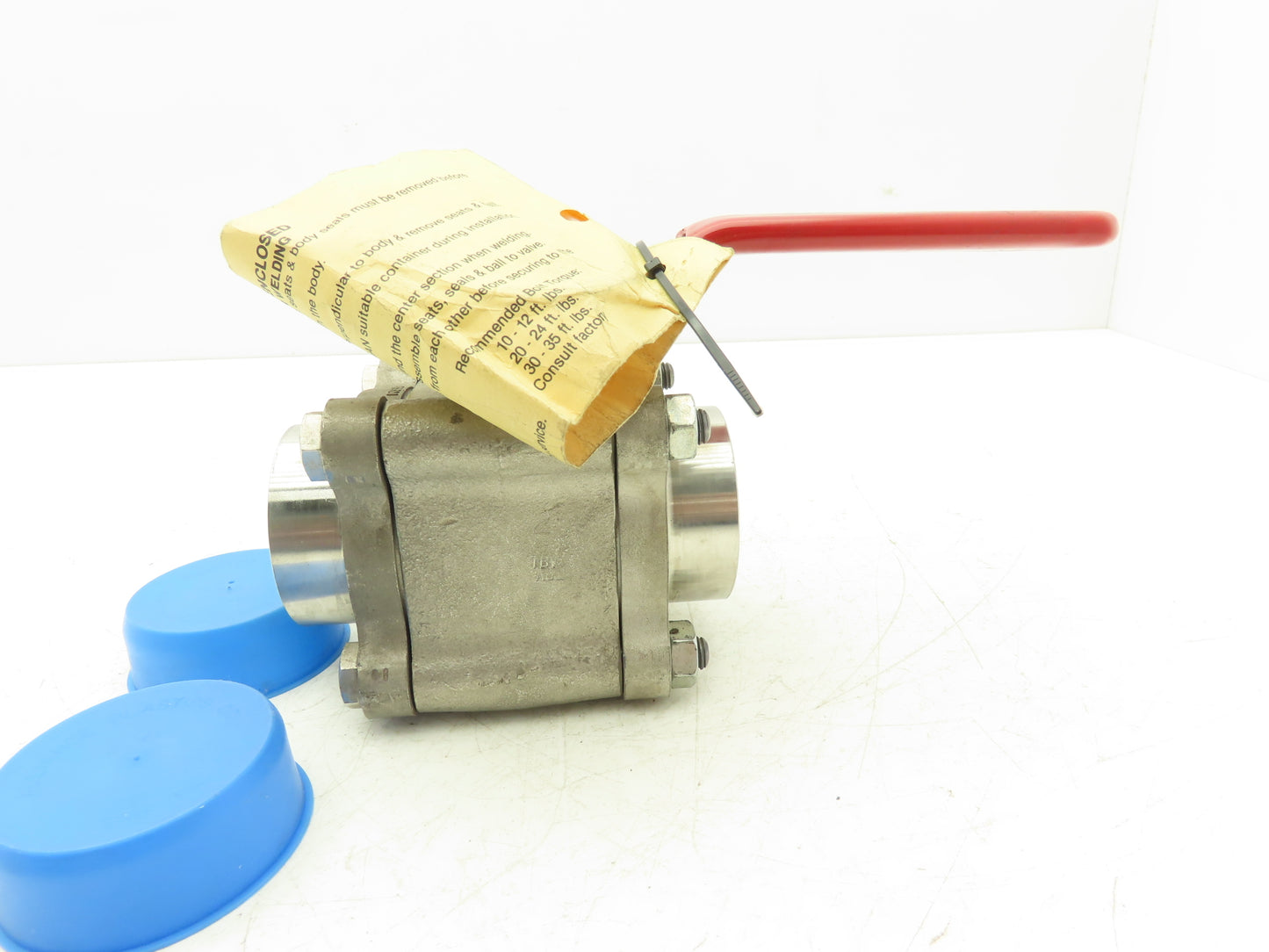 TBV 15B123636GT Stainless Ball Valve 2" Socket Weld 3Pc 1000 WOG CF3M