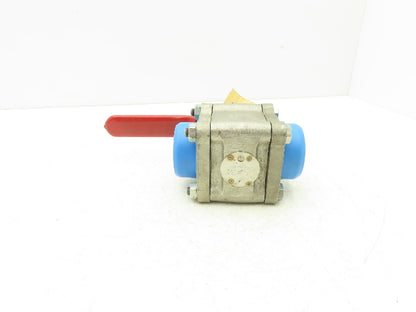 TBV 15B123636GT Stainless Ball Valve 2" Socket Weld 3Pc 1000 WOG CF3M