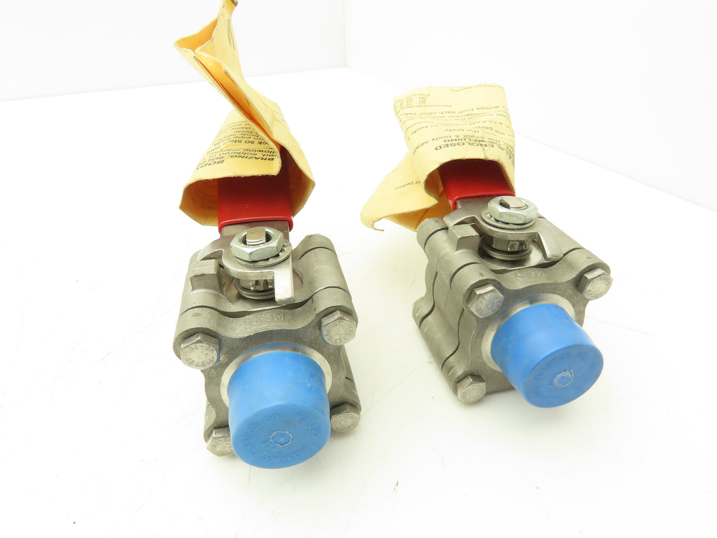 TBV 15B123636GT Stainless Ball Valve 3/4" Socket Weld 3Pc 1500 WOG CF3M Lot of 2