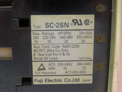 Yaskawa Electric JZRCR-XPU10C Contactor Motor Starter Assembly 25kW 3PH 660V