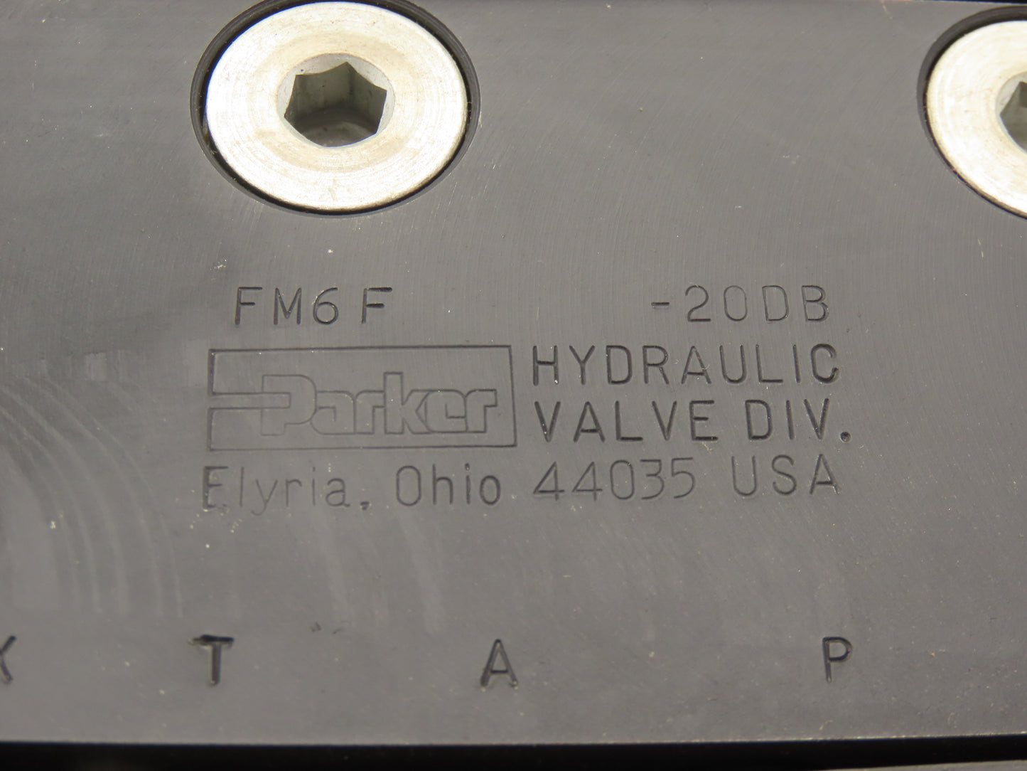 Parker FM6F-20DB Hydraulic Flow Control Throttle Check Valve D08