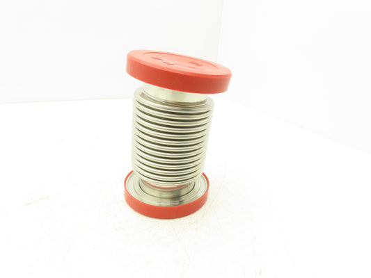 MKS HPS MF63 Stainless Flexible Vacuum Bellows Flanged 6" Length 95mm OD ISO 63