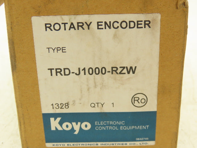 Koyo TRD-J1000-RZW Rotary Absolute Encoder 5/16" Shaft